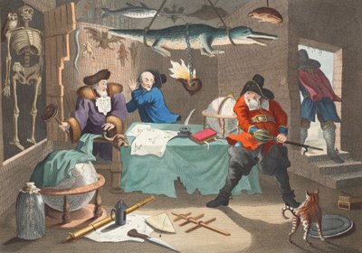 Hudibras bat Sidrophel et son homme Whachum, de 